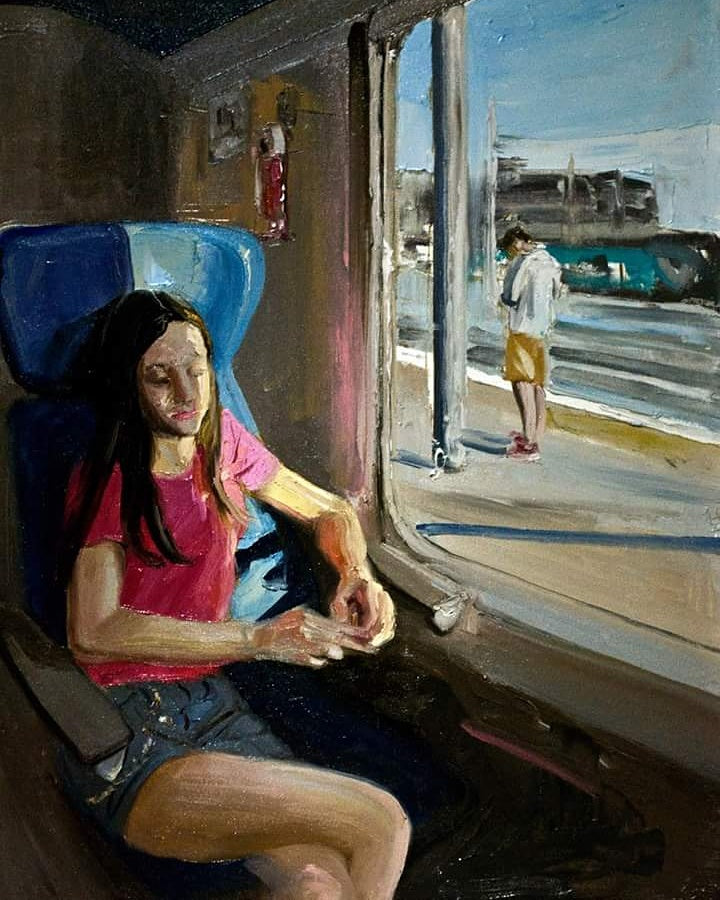 Federico Lombardo Painting The train - Federico Lombardo Painting The train - 5 Pieces Gallery - Contemporary Art & Photography
