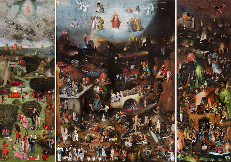 Lluis Barba Triptych of the Judgment of Vienna. The bosco